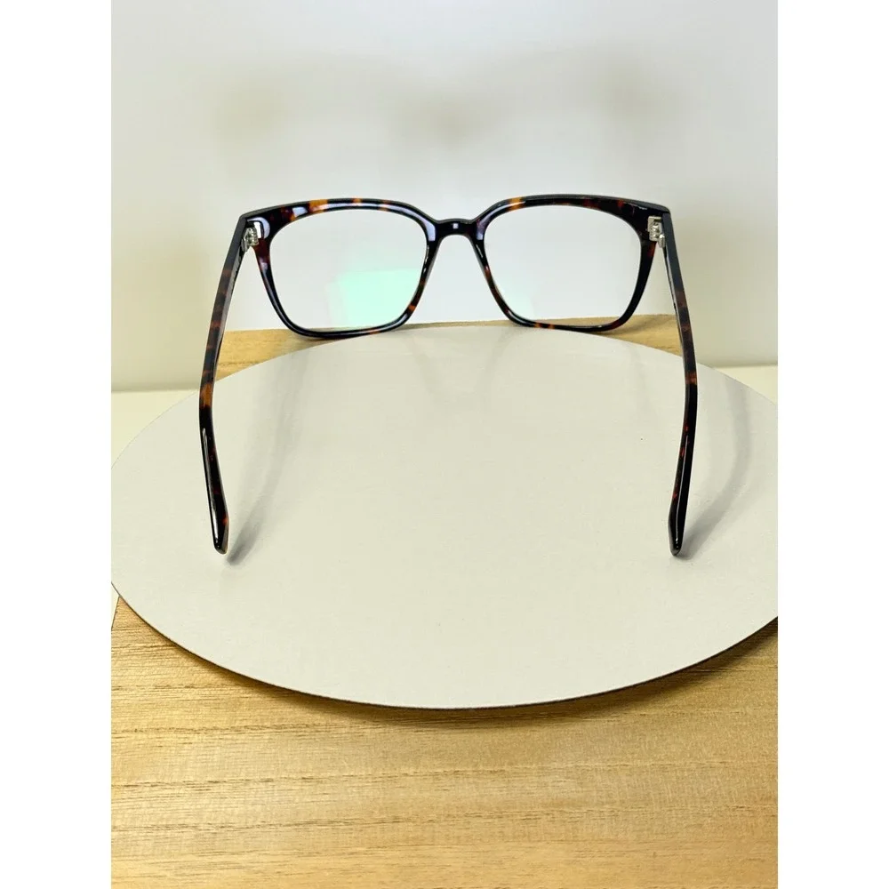 Warby Parker Hughes Eyeglasses Tortoise Square Frames 52-17-140 Dark Havana